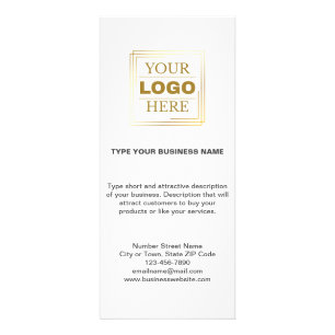 Professional Custom Business Rack Card