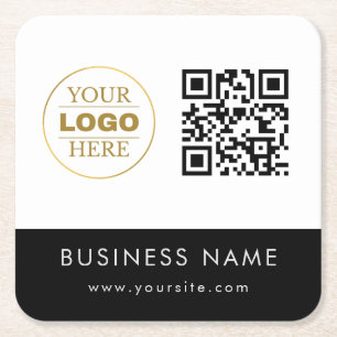 Professional Custom Business Square Paper Coaster
