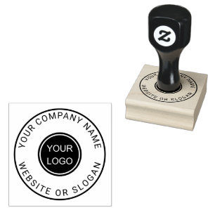 Professional Custom Business Wood Art Stamp