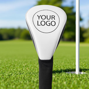Professional Custom Company Logo Business White Golf Head Cover