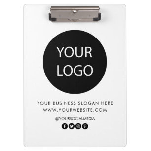 Professional Custom Company Logo text Business     Clipboard