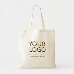 Professional Custom Company Logo text Business  Tote Bag