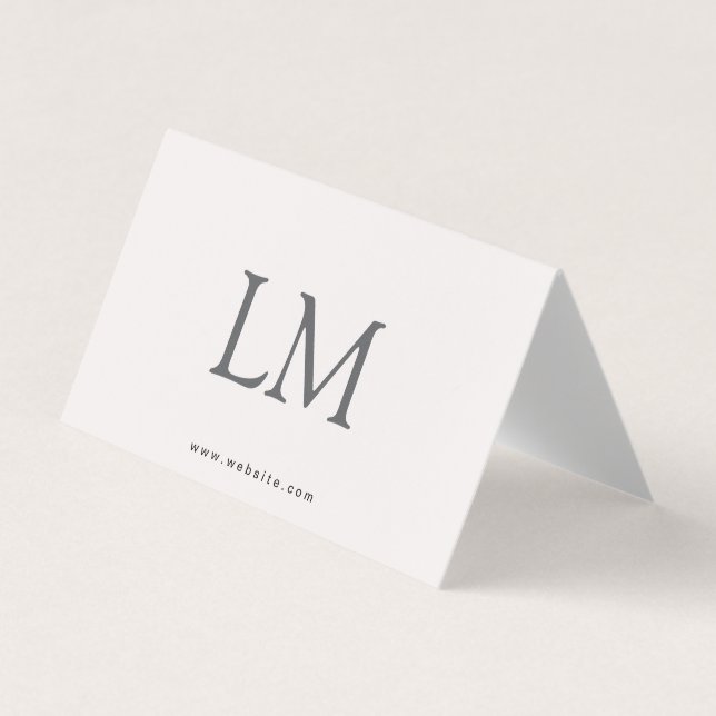 Professional Custom Horizontal Tent Fold Folded  Business Card (Front)