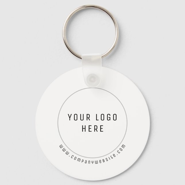Professional Custom Logo Keychain (Front)