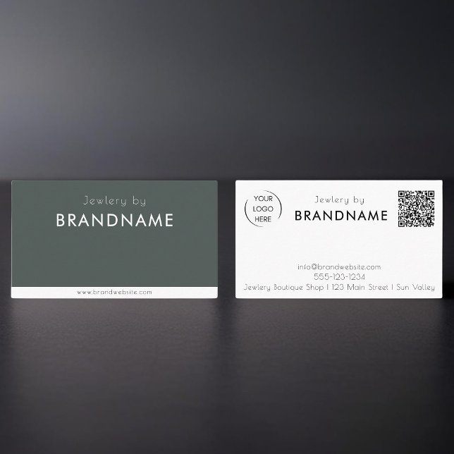 Professional Custom Logo QR-code Business Card (Creator Uploaded)
