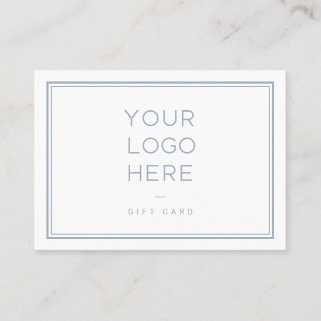 Professional Custom Logo | Simple Gift Certificate (Front)