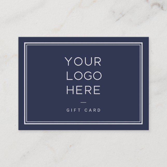 Professional Custom Logo | Simple Gift Certificate (Front)