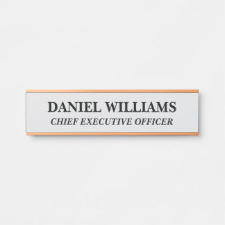 Professional Custom Name Plate Office Door Sign
