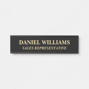 Professional Custom Name Plate Office Door Sign
