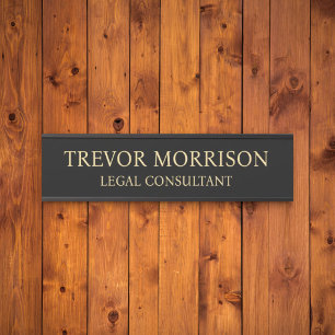 Professional Custom Name Plate Office Door Sign
