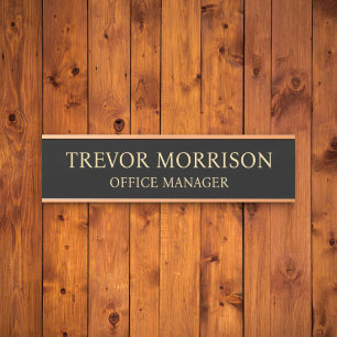 Professional Custom Name Plate Office Door Sign