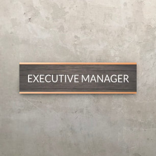 Professional Custom Name Plate Office Door Sign
