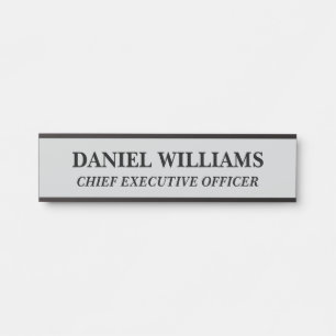 Professional Custom Name Plate Office Door Sign