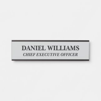 Professional Custom Name Plate Office Door Sign