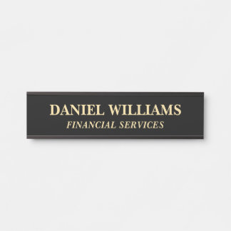 Professional Custom Name Plate Office Door Sign