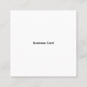 Professional Custom Square Business Card