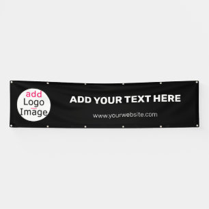 Professional Customizable Business  Brand Black   Banner