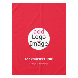 Professional Customizable Business Brand Red Tablecloth