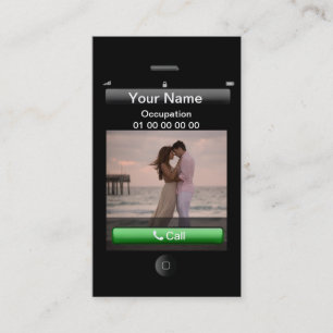 Professional Customizable iPhone Design Business Card