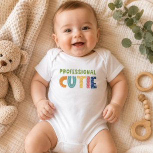 Professional Cutie Cute Baby Shower Gift Bodysuit