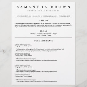 Professional cv modern job application