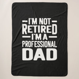 Professional Dad Retirement Gift Sherpa Blanket
