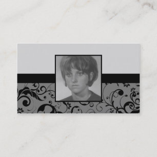 professional damask memorium card