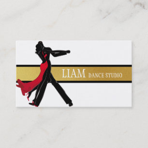 Professional Dance Instructor, Lessons, Studio Business Card