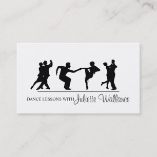 Professional Dance Studio, Instructor Business Business Card