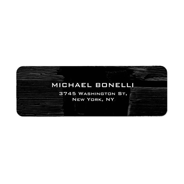 Professional Dark Black Grey Wood Plain Elegant (Front)