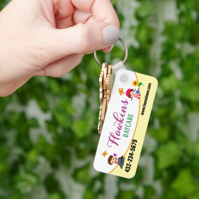 Professional Daycare Business Keychain (Hand)