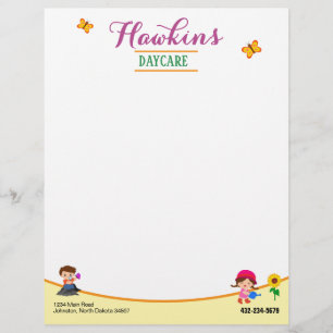 Professional Daycare Letterhead
