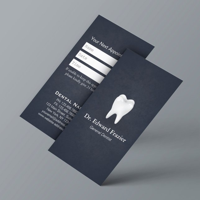 Professional Dental Care Dentist Appointment Blue Card (Creator Uploaded)