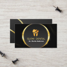 Professional Dental Clinic Gold Tooth Logo