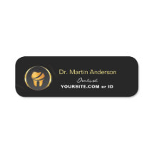 Professional Dental Clinic Gold Tooth Logo