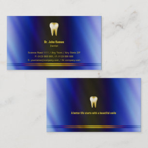 Professional Dental Unique Business Card