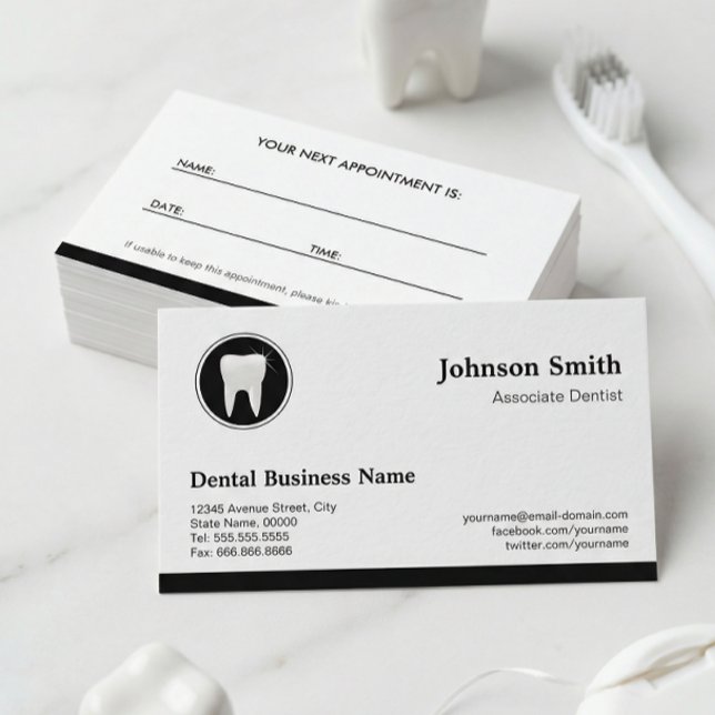 Professional Dentist - Dental Care Appointment Card (Creator Uploaded)