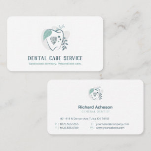Professional Dentist   Dental Care Service Business Card