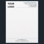 Professional Design Business Letterhead Template<br><div class="desc">Choose Colours and Fonts - Design Your Own Personalized Business Letterhead with Logo - Add Your Logo - Image - Photo or QR Code / Name - Company / Address - Contact Information / More - Resize and move or remove and add elements / image with Customization tool. Choose colours...</div>