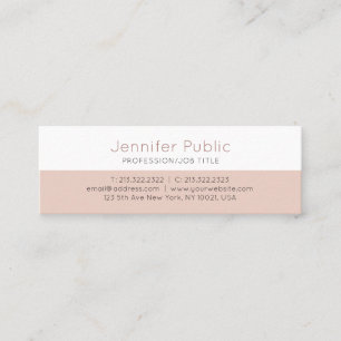 Professional Design Modern Special Elite Stylish Mini Business Card