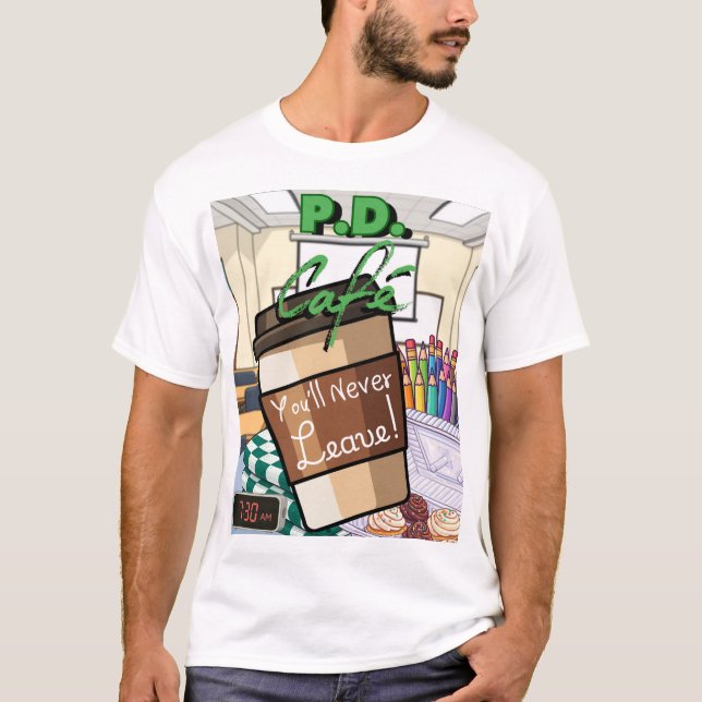 Professional Development Cafe T-Shirt (Front)