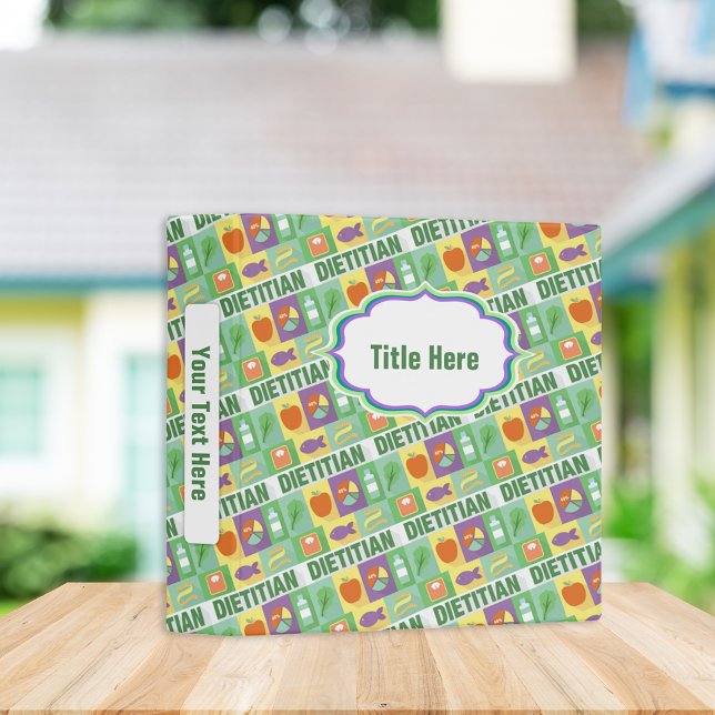 Professional Dietician Iconic Designed Binder (Creator Uploaded)