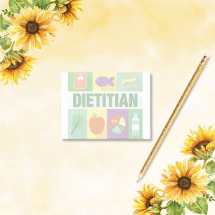 Professional Dietician Iconic Designed Post-it Notes