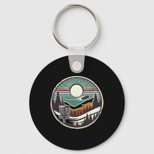Professional Disc Golfers Frisbee Players Sport En Keychain