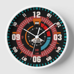 Professional Diver style scuba dive vintage custom Clock