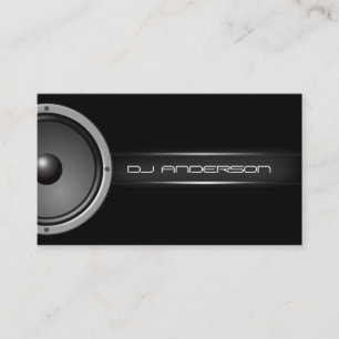 Professional DJ Business Card