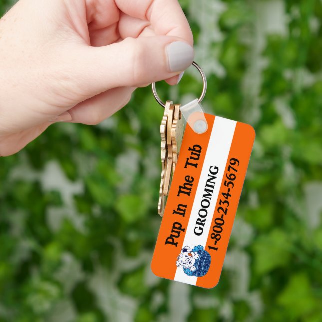 Professional Dog Grooming Keychain (Hand)
