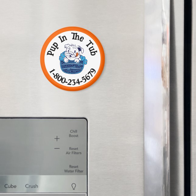 Professional Dog Grooming Magnet (In Situ (Fridge))