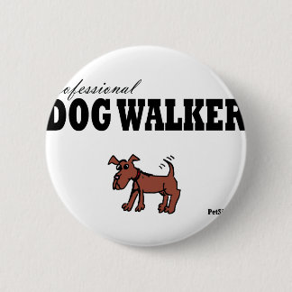 Professional Dog Walker 2 Inch Round Button