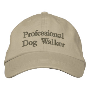 Professional Dog Walker Business Name Embroidered Hat